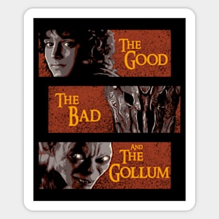 The Good, The Bad and The Gollum Sticker